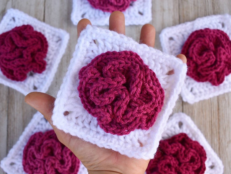 granny fuccia y blanco